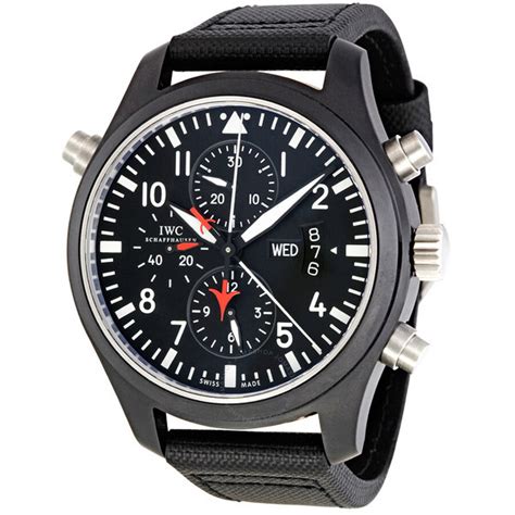 IWC Pilot Double Chronograph Automatic Men's Watch 